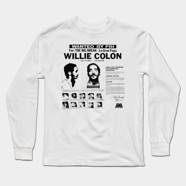 Willie Colon Long Sleeve T-Shirt by gemini chronicles